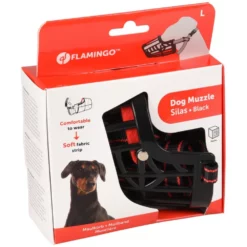 Φίμωτρο Σκύλου Flamingo Muzzle Silas Black L 31x38-52cm -Προμήθειες Για Κατοικίδια Κατάστημα πωλήσεων 519656 V 01 1000x1000 1