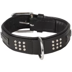 Δερμάτινο Περιλαίμιο Σκύλου Flamingo Sedona XLarge 3,7x47-55cm Μαύρο