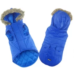 Μπουφανάκι Σκύλου Αδιάβροχο με Επένδυση της Pet Interest Μπλε XSmall