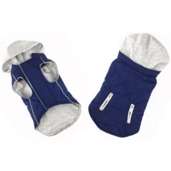 Μπουφανάκι Σκύλου Sportive με Κουκούλα της Pet Interest Μπλε Xlarge 43cm