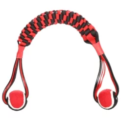 Παιχνίδι Σκύλου Flamingo Movas Tug Μπάλα με σχοινί 6x55cm