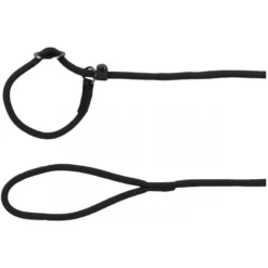 Λουρί - Οδηγός Σκύλου Πνίχτης Σκύλου Flamingo Anti-Pull Leash Aiden Black 1,2x170cm