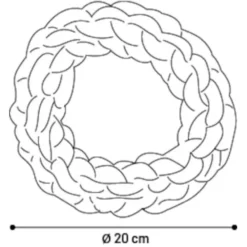 Παιχνίδι Σκύλου Flamingo Ringo Cord Ring Dark Grey 20x5cm -Προμήθειες Για Κατοικίδια Κατάστημα πωλήσεων 521953 T 01 1000x1000h