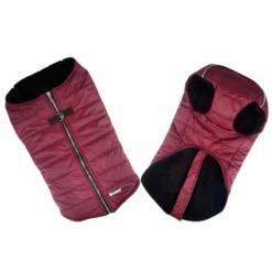Μπουφανάκι Σκύλου Puffer Vest με Fleece XSmall 25cm Μπορντό