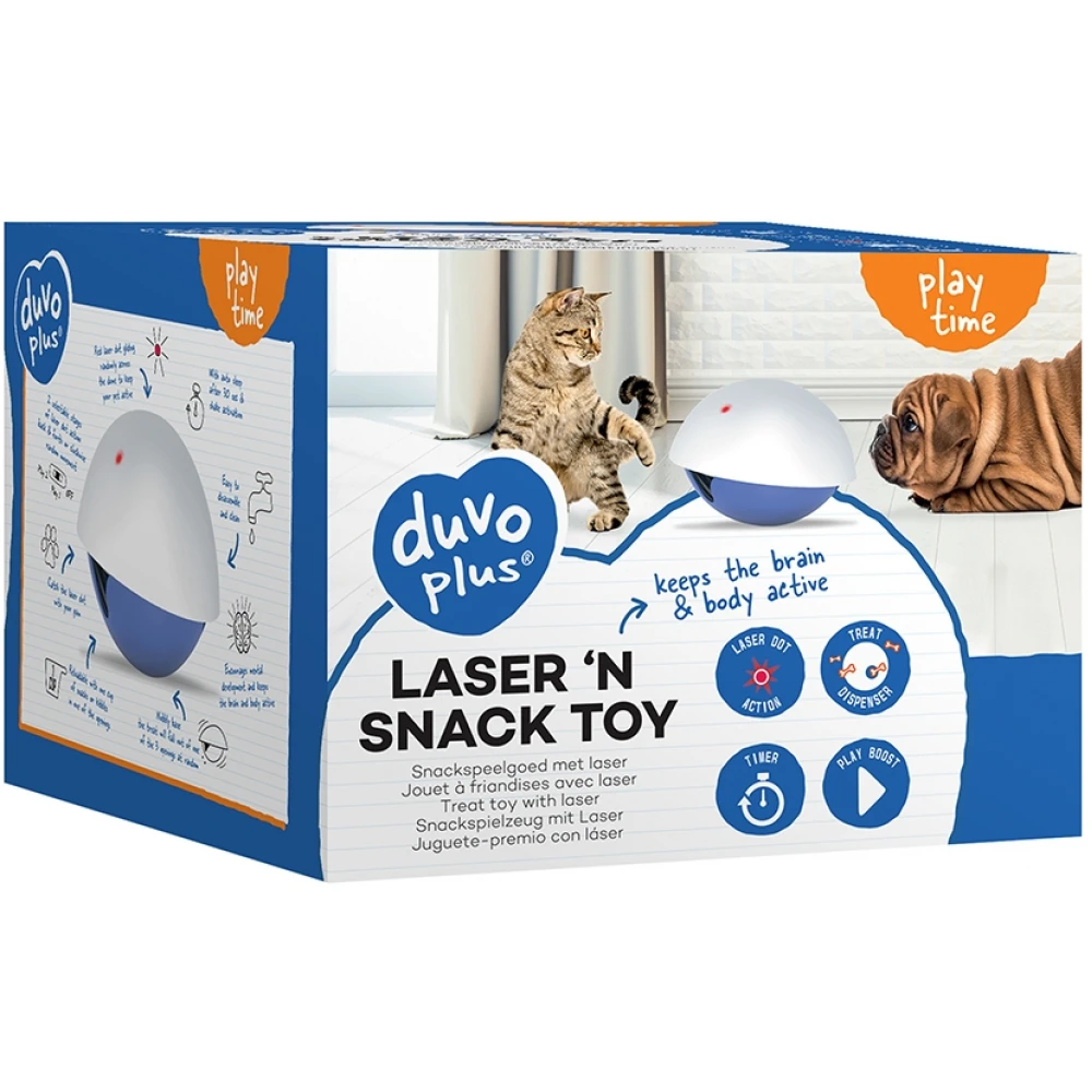 Παιχνίδι Γάτας Duvo Laser And Snack Toy 19x19x15cm 3 Παιχνίδι Γάτας Duvo Laser And Snack Toy 19x19x15cm - Image 3