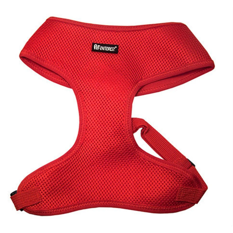 Σαμαράκι Γιλέκο Σκύλου Mesh Plain Red M 17,5x38-51cm 1 Σαμαράκι Γιλέκο Σκύλου Mesh Plain Red M 17,5x38-51cm