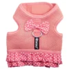 Σαμαράκι Γιλέκο Σκύλου Mesh Harness Φούστα Pink S 11,5x32-40cm