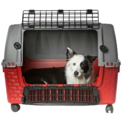 Κλουβί μεταφοράς Bama Easy Tour Red 88x52x60cm