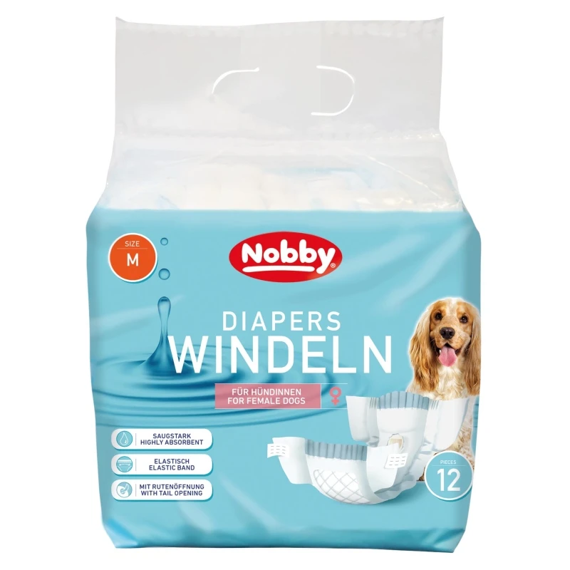 Πάνες-Βρακάκια Σκύλου της Nobby Medium (32-48cm) 12 τεμάχια 1 Πάνες-Βρακάκια Σκύλου της Nobby Medium (32-48cm) 12 τεμάχια