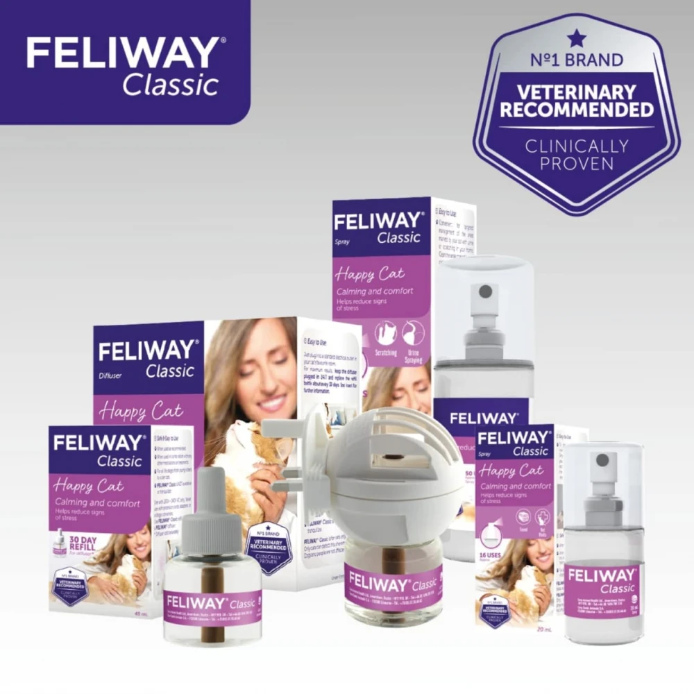 CEVA Feliway Classic Diffuser (ηλεκτρική συσκευή + ανταλλακτικό) 48ml για το στρες στις Γάτες 5 CEVA Feliway Classic Diffuser (ηλεκτρική συσκευή + ανταλλακτικό) 48ml για το στρες στις Γάτες - Image 5