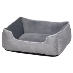 Κρεβατάκι Σκύλου και Γάτας Nobby Comfort Classic Purna 70x60x20cm Gray