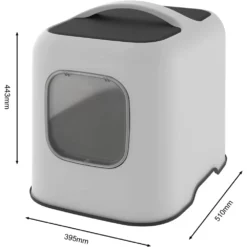 Κλειστή Λεκάνη Γάτας Rotho MyPet Biala 51x39,5x44,3cm Γκρι ανοιχτό -Προμήθειες Για Κατοικίδια Κατάστημα πωλήσεων 61pYhGeYdAL. AC SL1500 1000x1000h