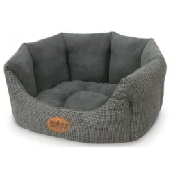 Κρεβατάκι Σκύλου και Γάτας Nobby Oval Josi Grey 65x57x22 Cm