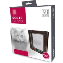 Πόρτα Γάτας M-Pets 4 Κατευθύνσεων με τούνελ 19x20cm καφέ -Προμήθειες Για Κατοικίδια Κατάστημα πωλήσεων 711OghCNaUL. AC SL1500 1000x1000h
