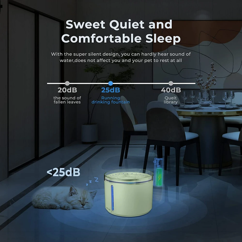 Αυτόματη Ποτίστρα Σιντριβάνι Dogness Water Fountain για σκύλους και γάτες 2lt Green 5 Αυτόματη Ποτίστρα Σιντριβάνι Dogness Water Fountain για σκύλους και γάτες 2lt Green - Image 5