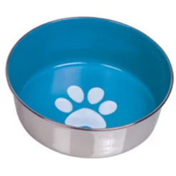 Nobby ανοξείδωτο μπωλ Heavy Paw γαλάζιο 2000ml