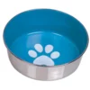 Nobby ανοξείδωτο μπωλ Heavy Paw γαλάζιο 950ml