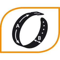 Περιλαίμιο Ferplast Dual Piramids 2,5x(37-45)cm Blue -Προμήθειες Για Κατοικίδια Κατάστημα πωλήσεων 75184211 2 1000x1000 2