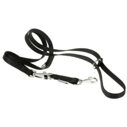 Εκπαιδευτικό λουρί τριών σημείων Ferplast Club GA Black 1,5x(120-200)cm