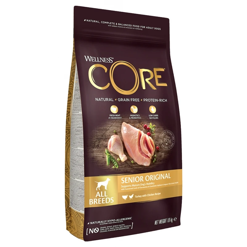 Wellness Core Senior Γαλοπούλα & Κοτόπουλο 1,8kg 1 Wellness Core Senior Γαλοπούλα & Κοτόπουλο 1,8kg