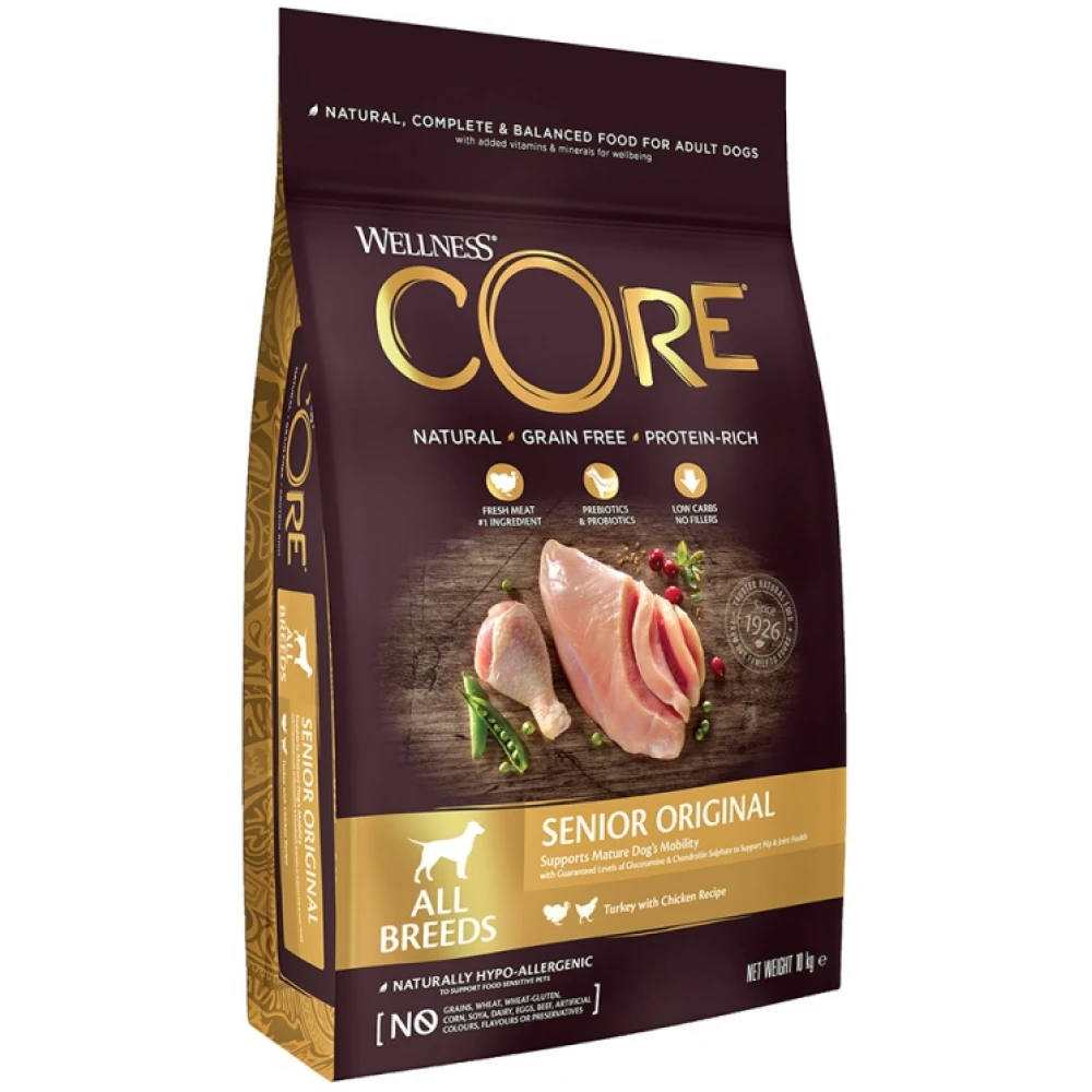 Wellness Core Senior Γαλοπούλα & Κοτόπουλο 10kg 2 Wellness Core Senior Γαλοπούλα & Κοτόπουλο 10kg - Image 2