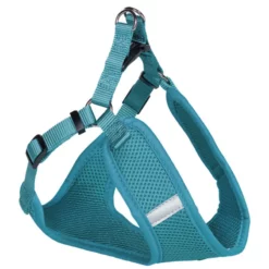 Σαμαράκι Γιλέκο Σκύλου Nobby Mesh Reflect Τιρκουάζ (Πλάτος 1cm X Περιφ 33-41cm)