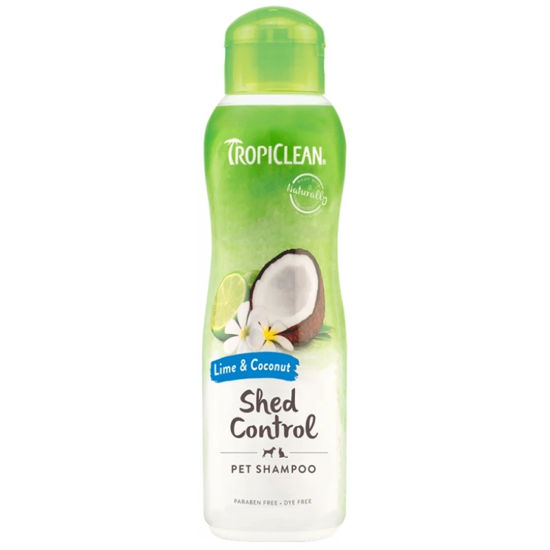 Tropiclean Shed Control Lime & Coconut Shampoo 355ml 1 Tropiclean Shed Control Lime & Coconut Shampoo 355ml