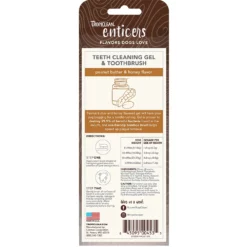 Tropiclean Teeth Cleaning Gel Με Οδοντόβουρτσα Peanut Butter And Honey Small - Medium -Προμήθειες Για Κατοικίδια Κατάστημα πωλήσεων 821104 1 1000x1000h