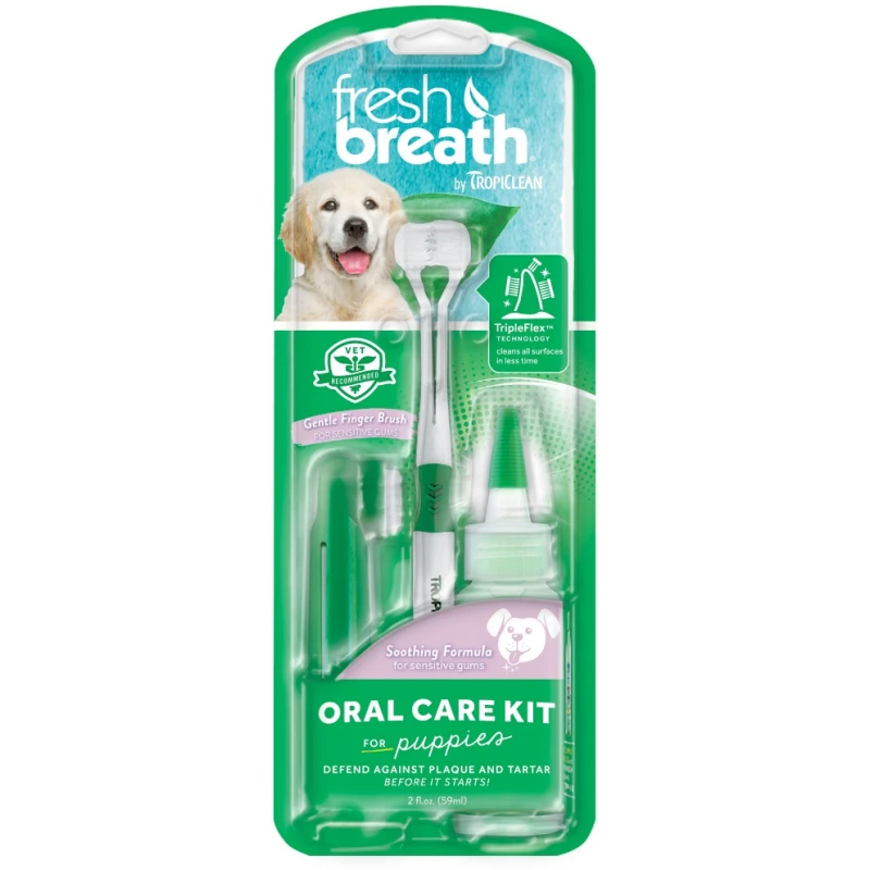 Tropiclean Σετ Fresh Breath Puppy Oral Care Kit 1 Tropiclean Σετ Fresh Breath Puppy Oral Care Kit