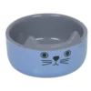 Nobby Κεραμικό Μπολ Γάτας Nobby Cat Face 160ml Γαλάζιο