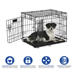 Μεταλλικό Κλουβί Crate Midwest με 2 Πόρτες 61X46X48cm -Προμήθειες Για Κατοικίδια Κατάστημα πωλήσεων 824DD 2 1000x1000 1