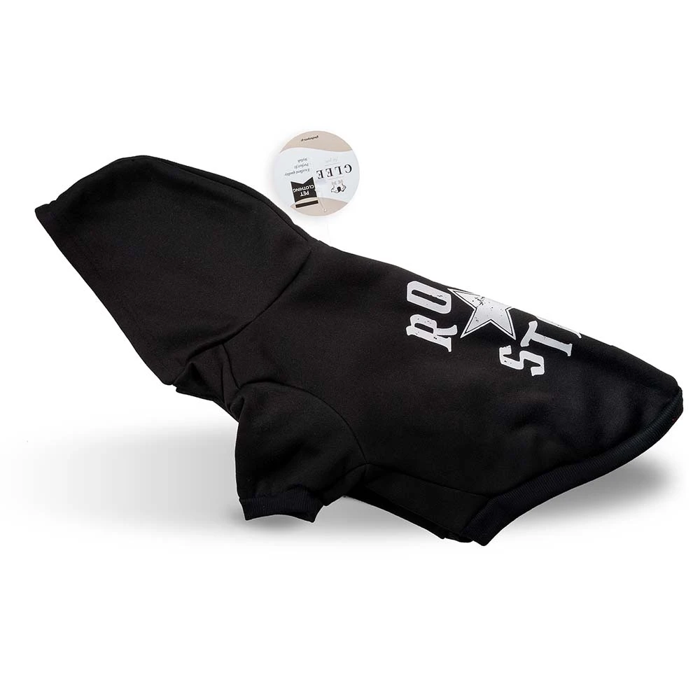 Φούτερ Σκύλου με κουκούλα Glee Rock Star 55cm Μαύρο 2 Φούτερ Σκύλου με κουκούλα Glee Rock Star 55cm Μαύρο - Image 2