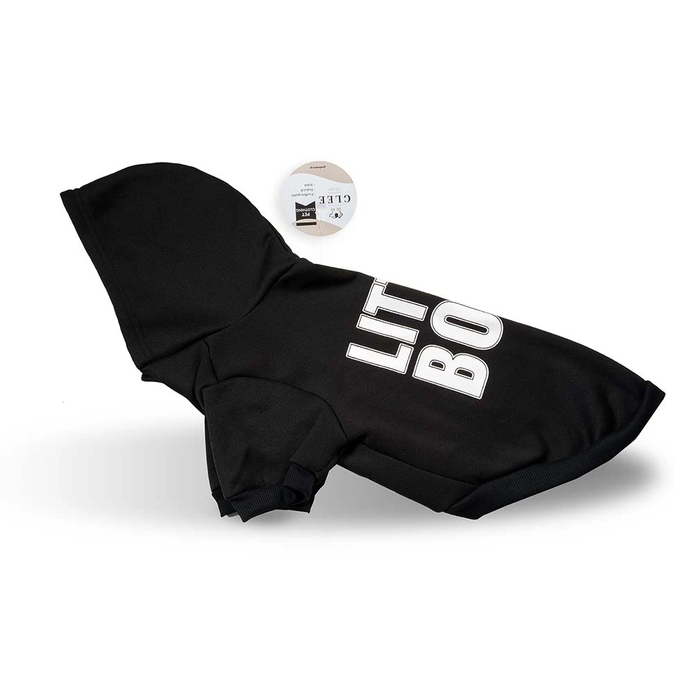Φούτερ Σκύλου με κουκούλα Glee Little Boss 55cm Μαύρο 3 Φούτερ Σκύλου με κουκούλα Glee Little Boss 55cm Μαύρο - Image 3