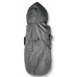 Αδιάβροχο Μπουφάν Σκύλου με κουκούλα Glee 50cm Γκρι -Προμήθειες Για Κατοικίδια Κατάστημα πωλήσεων 85281 1000x1000h 1