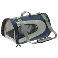 Τσάντα Μεταφοράς Σκύλου & Γάτας Beauty Της Ferplast Μπλε Σκούρο - Γκρι Small (45x28xh28cm)