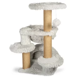 Γατόδεντρο - Ονυχοδρόμιο Glee Calisto Soft 60x65x84cm Γκρι