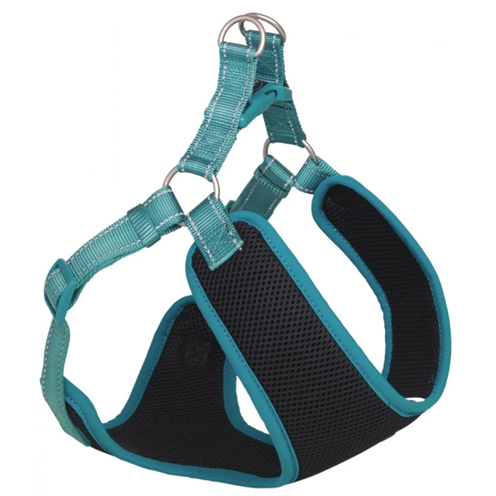 Σαμαράκι Γιλέκο Σκύλου Nobby Black Mesh Reflect Light Blue (Πλάτος 2,5cm X Περιφ 69-83cm) 2 Σαμαράκι Γιλέκο Σκύλου Nobby Black Mesh Reflect Light Blue (Πλάτος 2,5cm X Περιφ 69-83cm) - Image 2