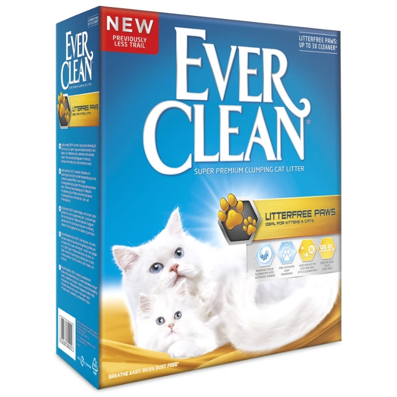 Everclean Litterfree Paws για μακρύτριχες γάτες 10lt + Δώρο Eco Pet Box Βιοδιασπώμενες Λεκάνες Γάτας μιας χρήσης Σετ 3τμχ 1 Everclean Litterfree Paws για μακρύτριχες γάτες 10lt + Δώρο Eco Pet Box Βιοδιασπώμενες Λεκάνες Γάτας μιας χρήσης Σετ 3τμχ