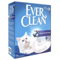 Everclean Multi Crystals Έξτρα Απορροφητική 10lt + Δώρο Eco Pet Box Βιοδιασπώμενες Λεκάνες Γάτας μιας χρήσης Σετ 3τμχ