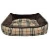 Κρεβατάκι Πουφ Σκύλου και Γάτας Woofmoda Καρό No1 37x32x20cm