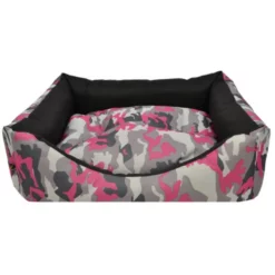 Κρεβατάκι Σκύλου και Γάτας αδιάβροχο Παραλλαγής Φουξ No3 53x46x20cm