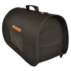 Τσάντα Μεταφοράς Σκύλου ή Γάτας Woofmoda με παράθυρο αδιάβροχη 40x17x25cm Μάυρη