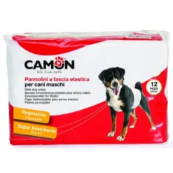 Πάνες Camon αρσενικού σκύλου μίας χρήσης Small 30-46cm 12τμχ
