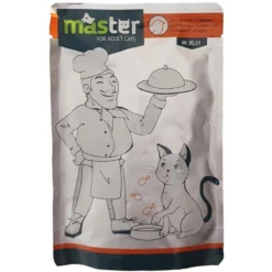 Master Adult Cat Poultry (πουλερικά) In Jelly 80gr 24τμχ (20 + 4 Δώρο)
