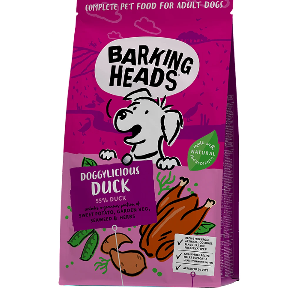 Barking Heads Doggylicious Duck 12kg + Δώρο μια συσκευασία Μαντηλακια Perfect Care 2 Barking Heads Doggylicious Duck 12kg + Δώρο μια συσκευασία Μαντηλακια Perfect Care - Image 2
