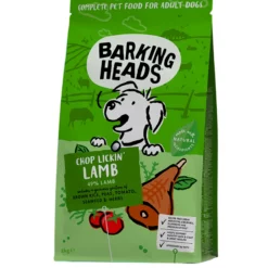 Barking Heads Chop Lickin' Lamb Adult 12KG + Δώρο μια συσκευασία Μαντηλακια Perfect Care