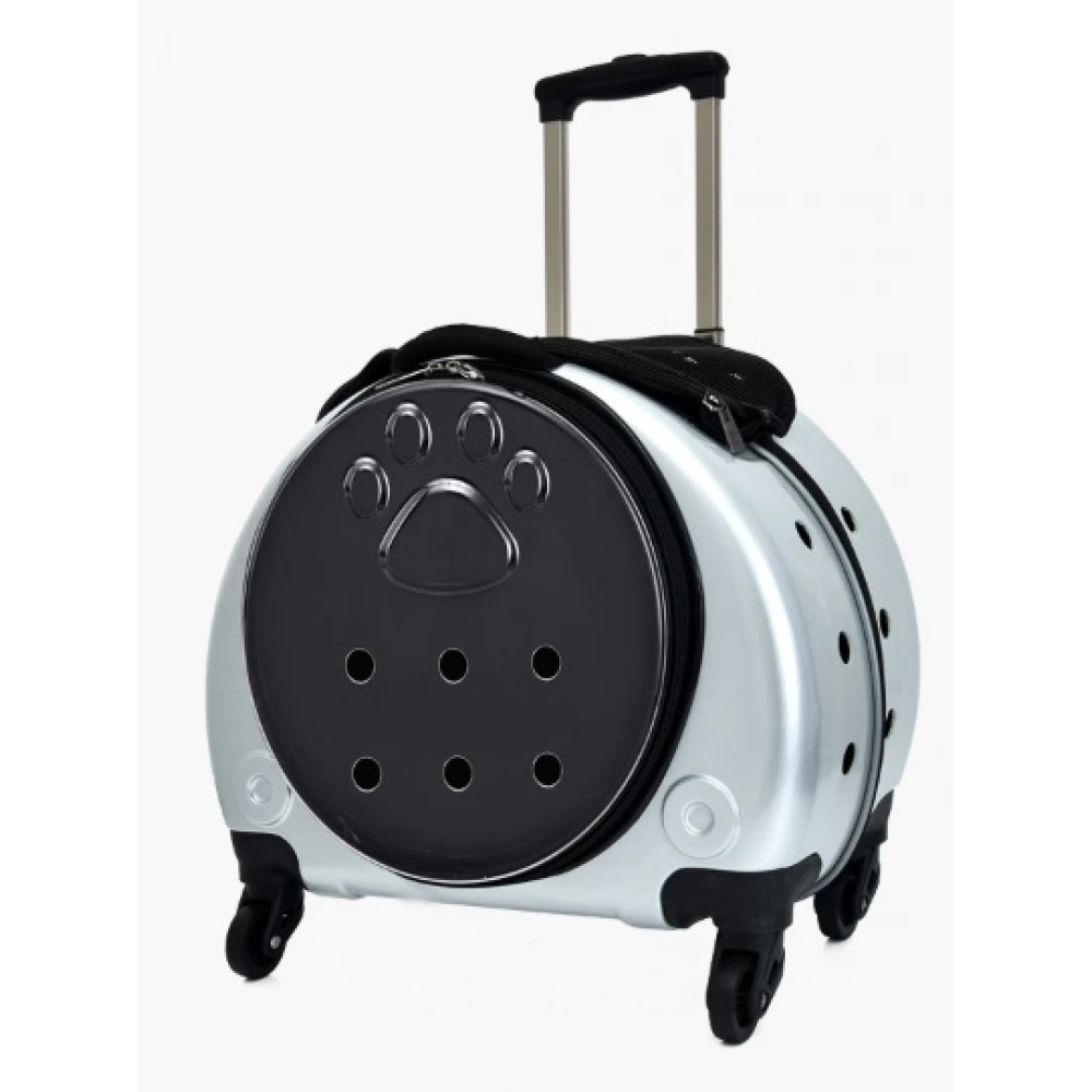 OEM Τσάντα Μεταφοράς Σκύλου & Γάτας Trolley Big Paw Silver 44x27x40cm 2 OEM Τσάντα Μεταφοράς Σκύλου & Γάτας Trolley Big Paw Silver 44x27x40cm - Image 2