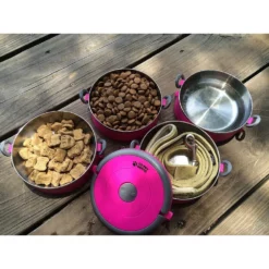 Travel Pet Bento Σετ Μπολ Αποθήκευσης 3 X 450ml Φούξια για Σκύλο ή Γάτα 9 Travel Pet Bento Σετ Μπολ Αποθήκευσης 3 X 450ml Φούξια για Σκύλο ή Γάτα -Προμήθειες Για Κατοικίδια Κατάστημα πωλήσεων BENTO20FULL 1000x1000w