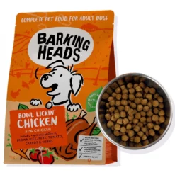 Barking Heads Bowl Lickin' Chicken (adult Medium) 12KG + Δώρο μια συσκευασία Μαντηλακια Perfect Care -Προμήθειες Για Κατοικίδια Κατάστημα πωλήσεων BowlLickin Chicken DryFood Bowl 900x 1000x1000w