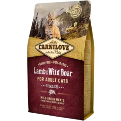 Carnilove Sterilised Cat Lamb And Wild Boar 2kg